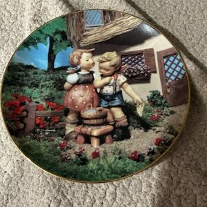 Charming Collectible‎ Plate with Children Scene